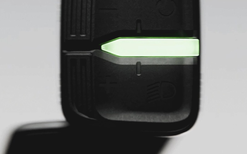 <p>De voorste LED toont duidelijk het ondersteuningsniveau, ook wanneer de walk-modus is geactiveerd.</p>
